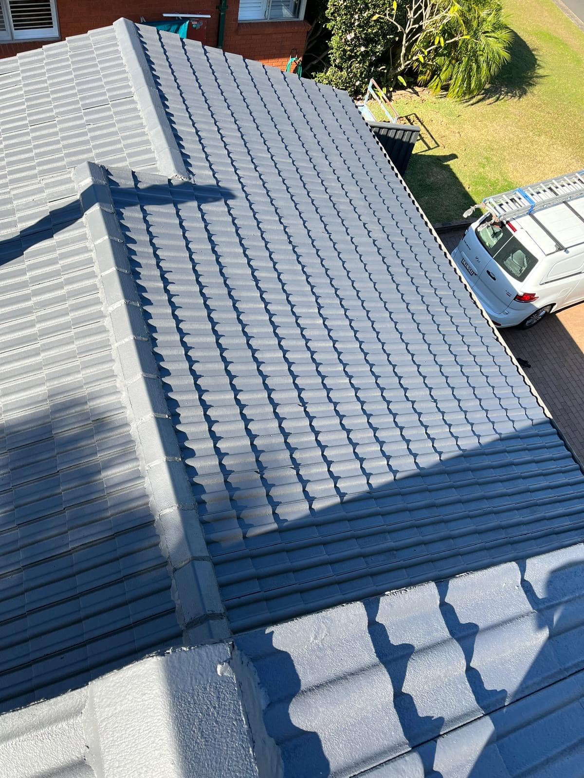 Roof tile painting