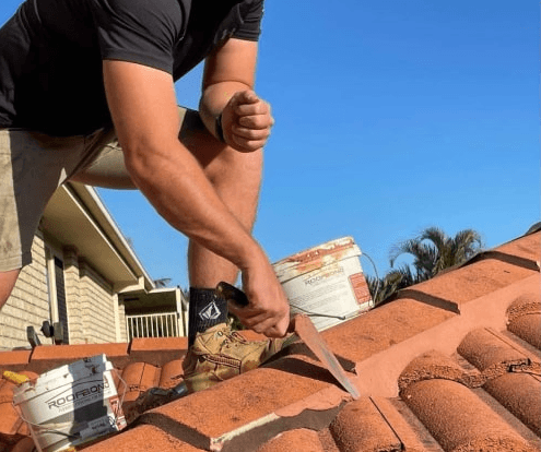 Ridge cap fixing