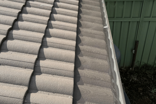 Tiled Gutter Guard Installation