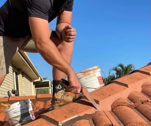 Ridge cap fixing